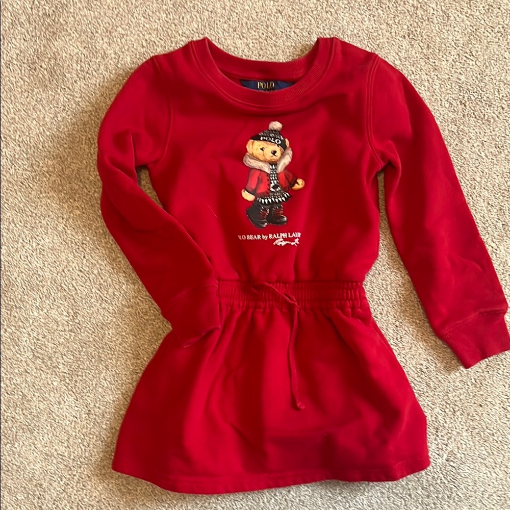 Ralph Lauren Red Bear Dress